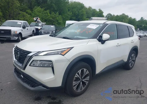 2021 Nissan Rogue Sv Intelligent Awd из США, поврежденный, VIN 5N1AT3BB5MC751932